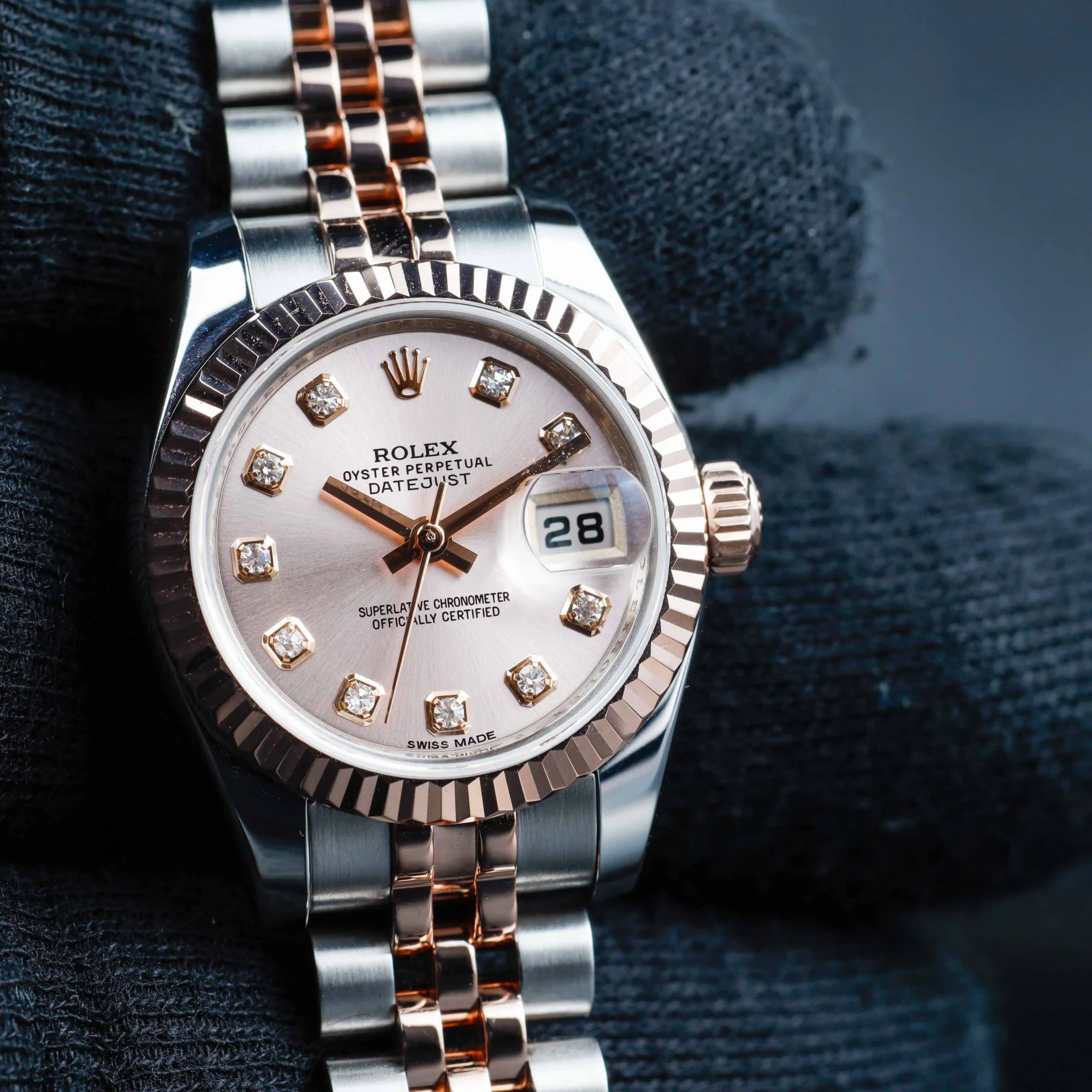 Rolex Lady-datejust stahl/roségold 10