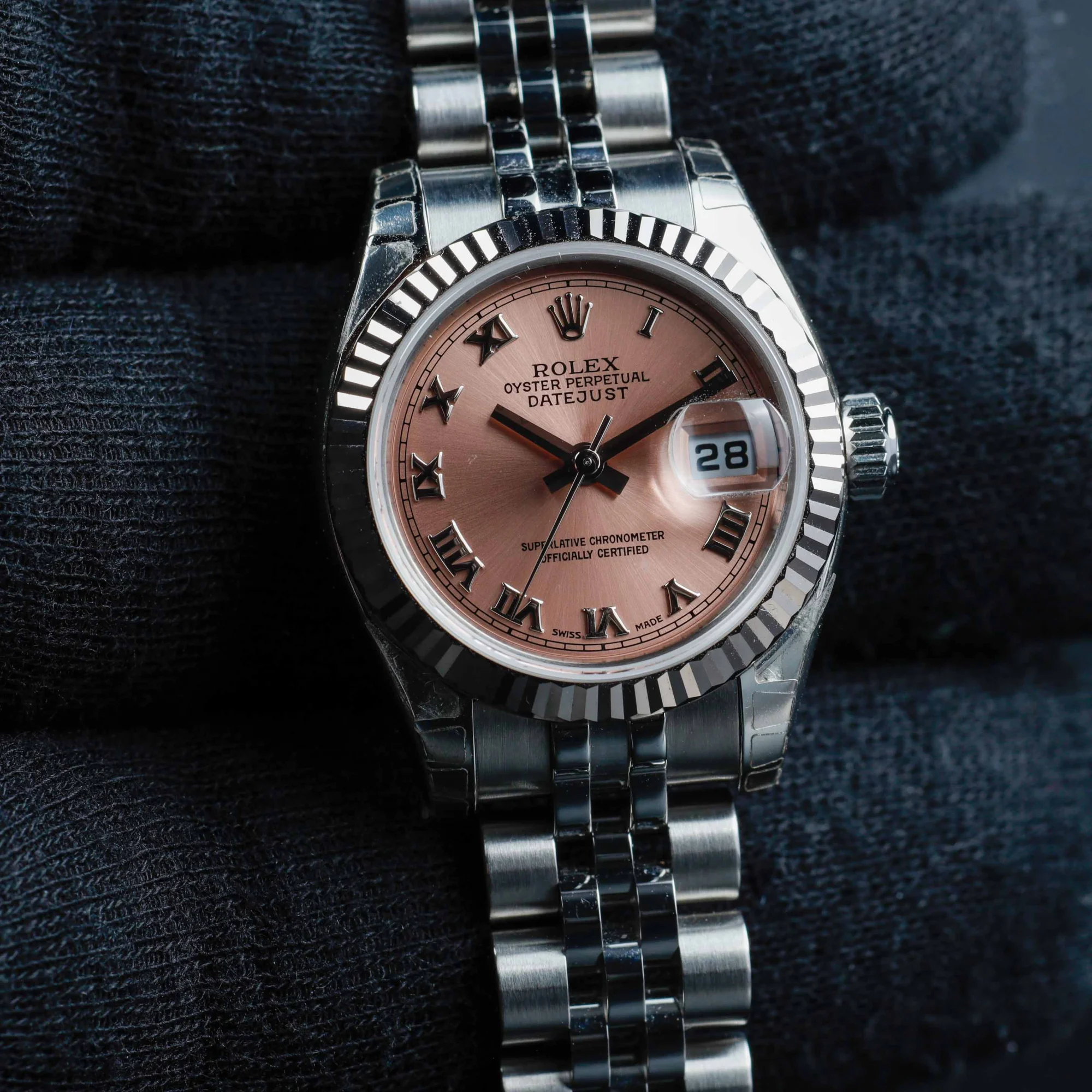 Rolex Lady-datejust 26 Avec Cadran à Chiffres Romains acier/or blanc 10