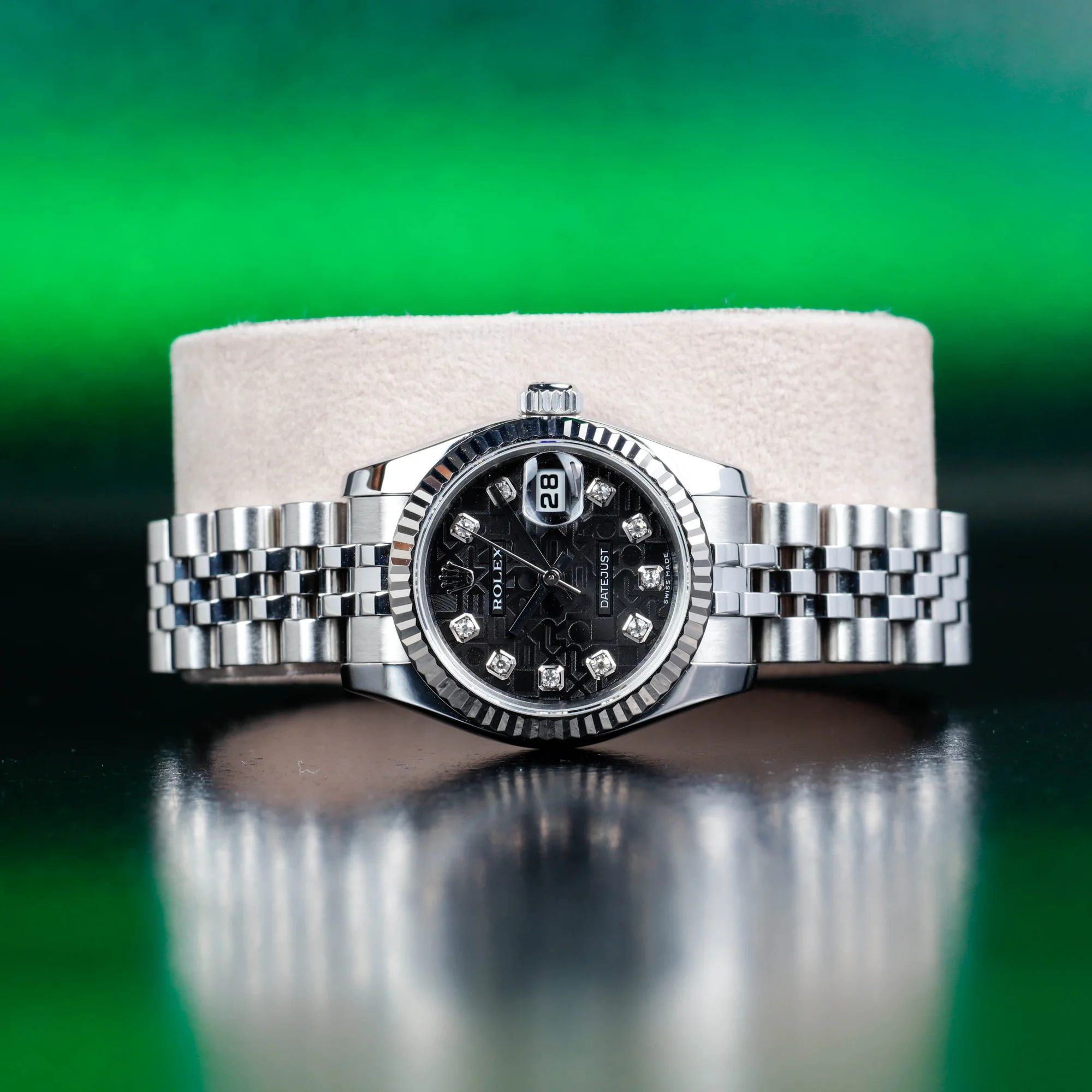 Rolex Lady-datejust 26 acier/or blanc