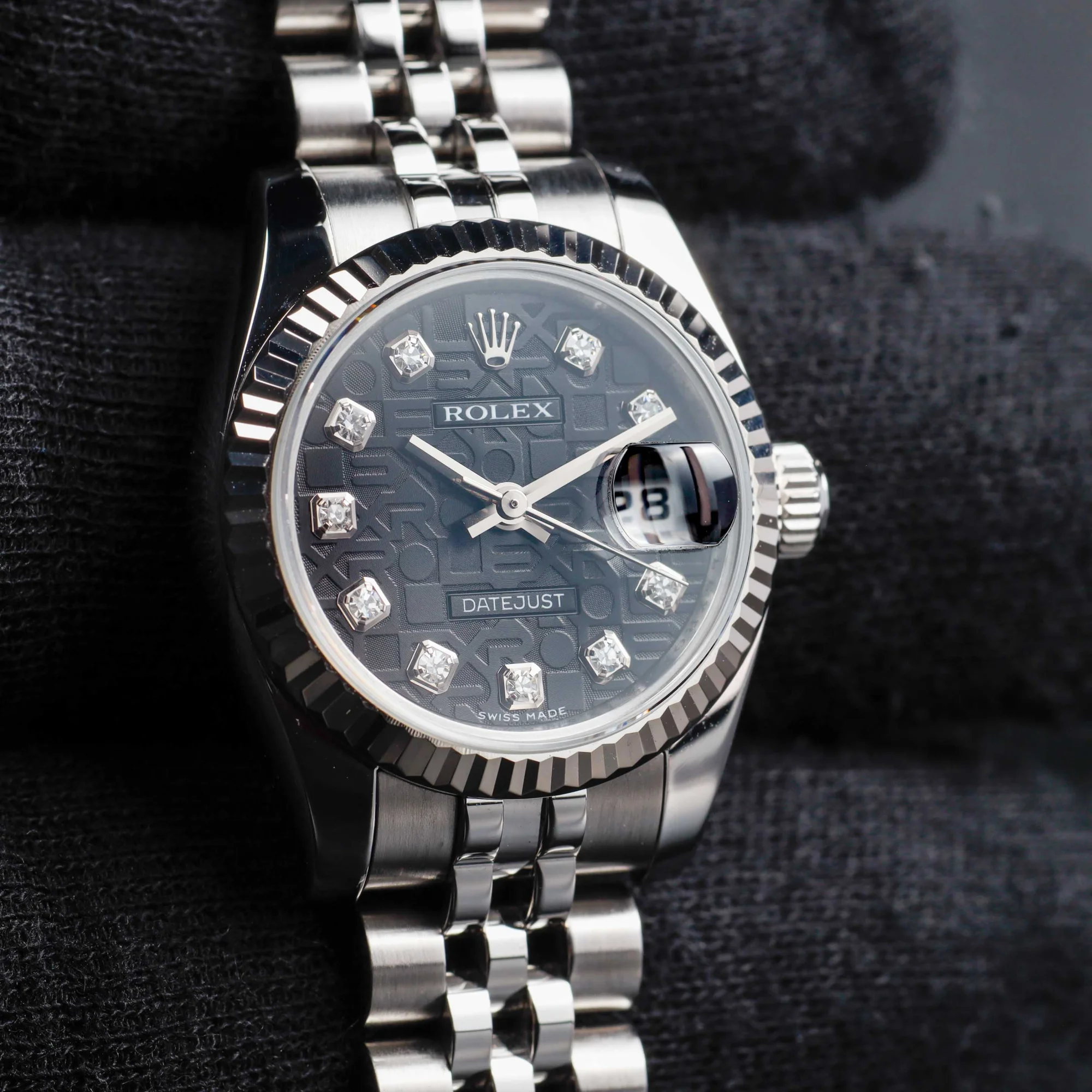 Rolex Lady-datejust 26 stahl/weißgold 10
