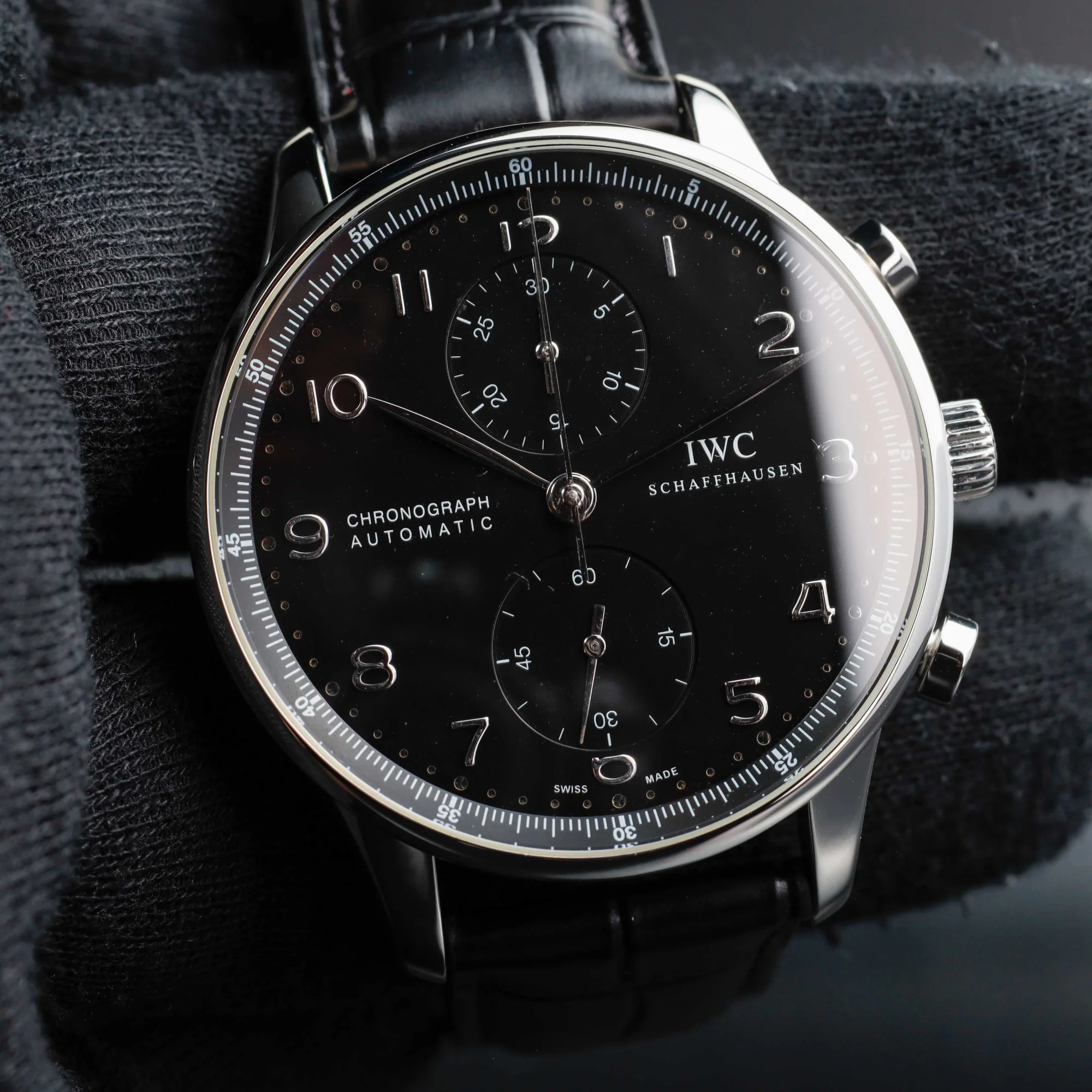 IWC Portuguese Chronograph acciaio 8