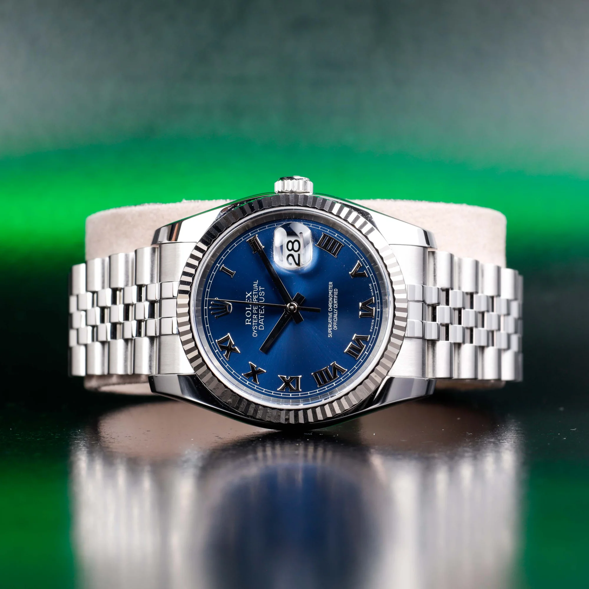 Rolex Datejust 36 acier/or blanc