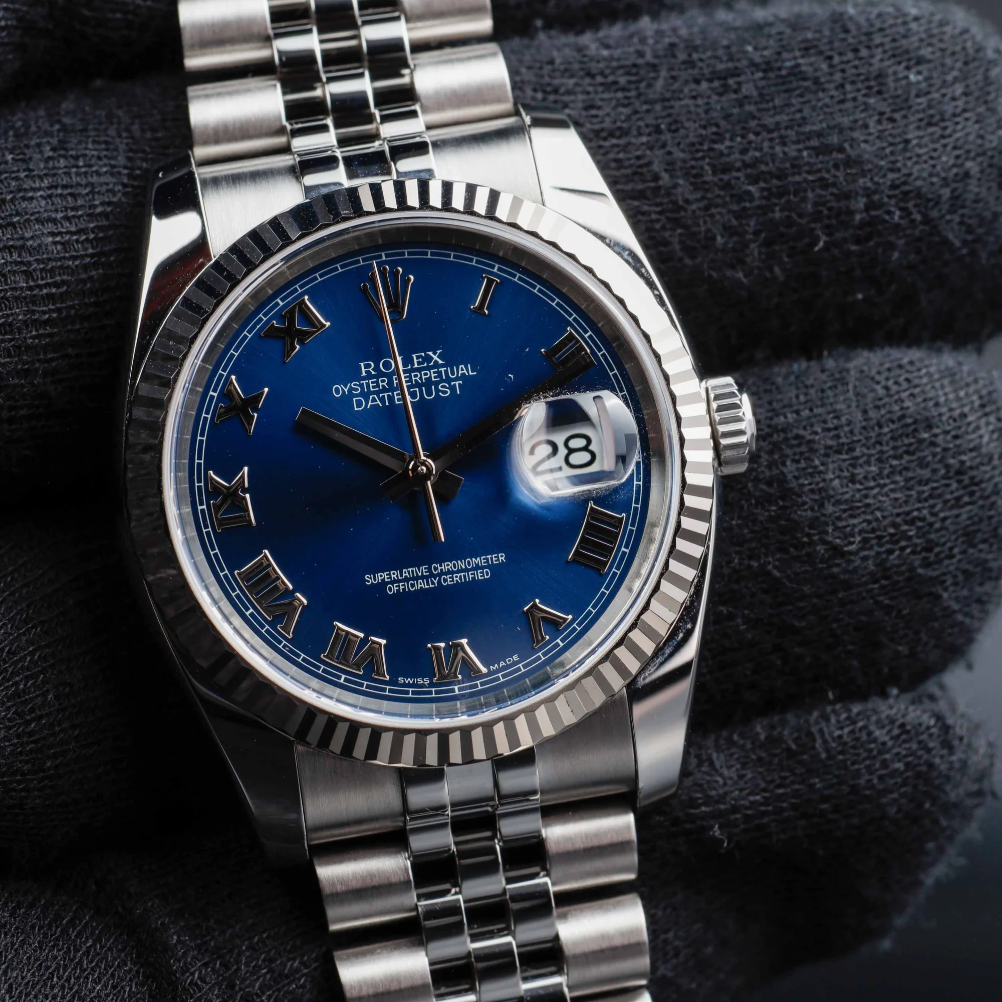 Rolex Datejust 36 steel/white gold 9