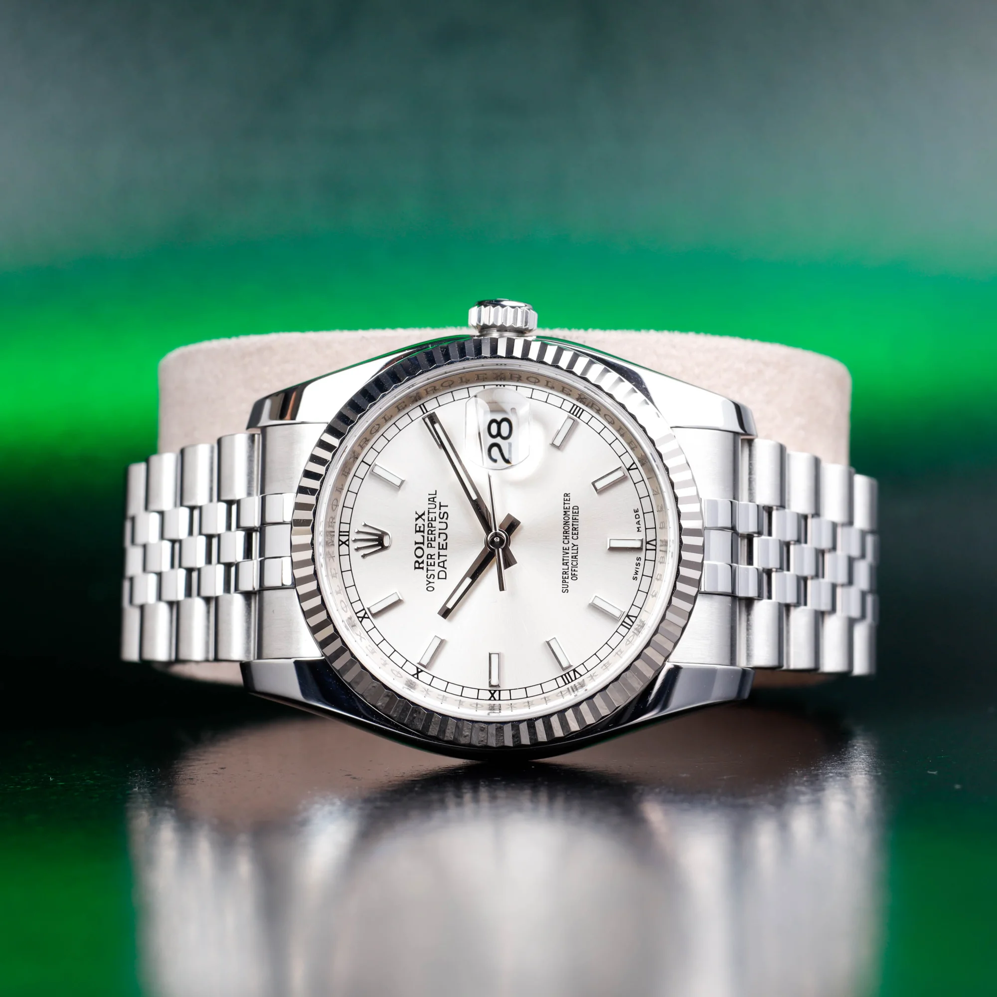 Rolex Datejust 36 stahl/weißgold
