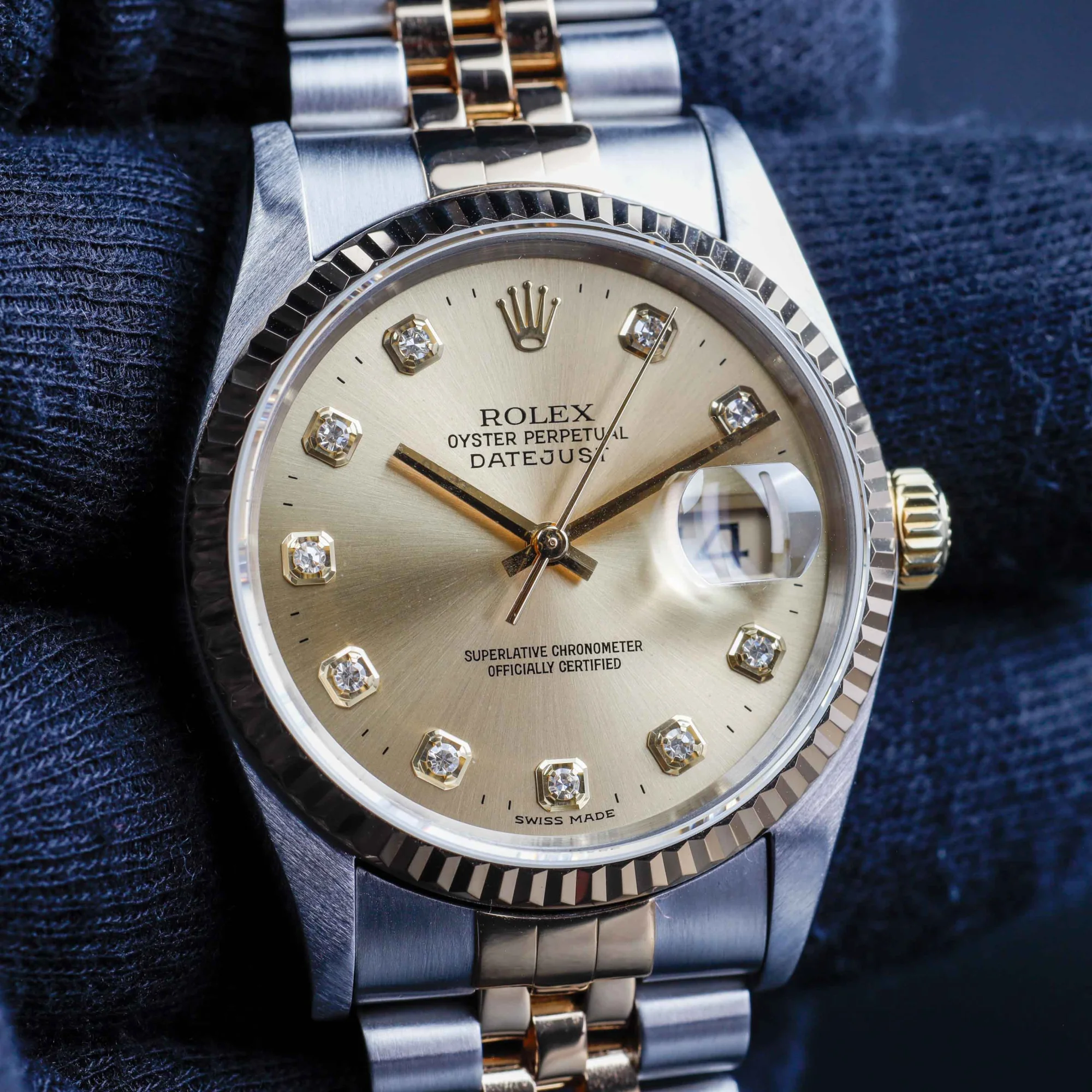 Rolex Datejust 36 stahl/gelbgold 10