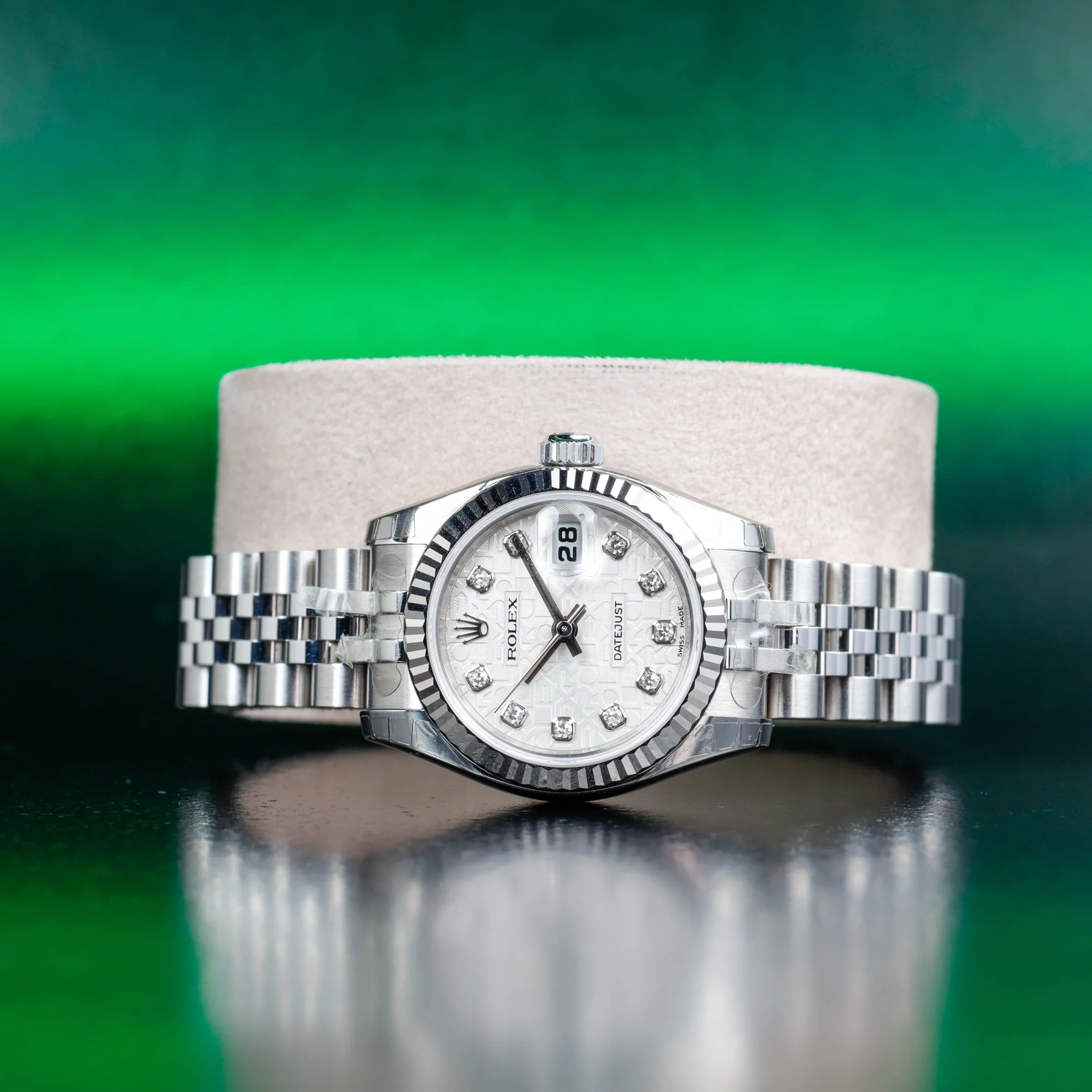 Rolex Lady-datejust 26 nos Condition steel/white gold