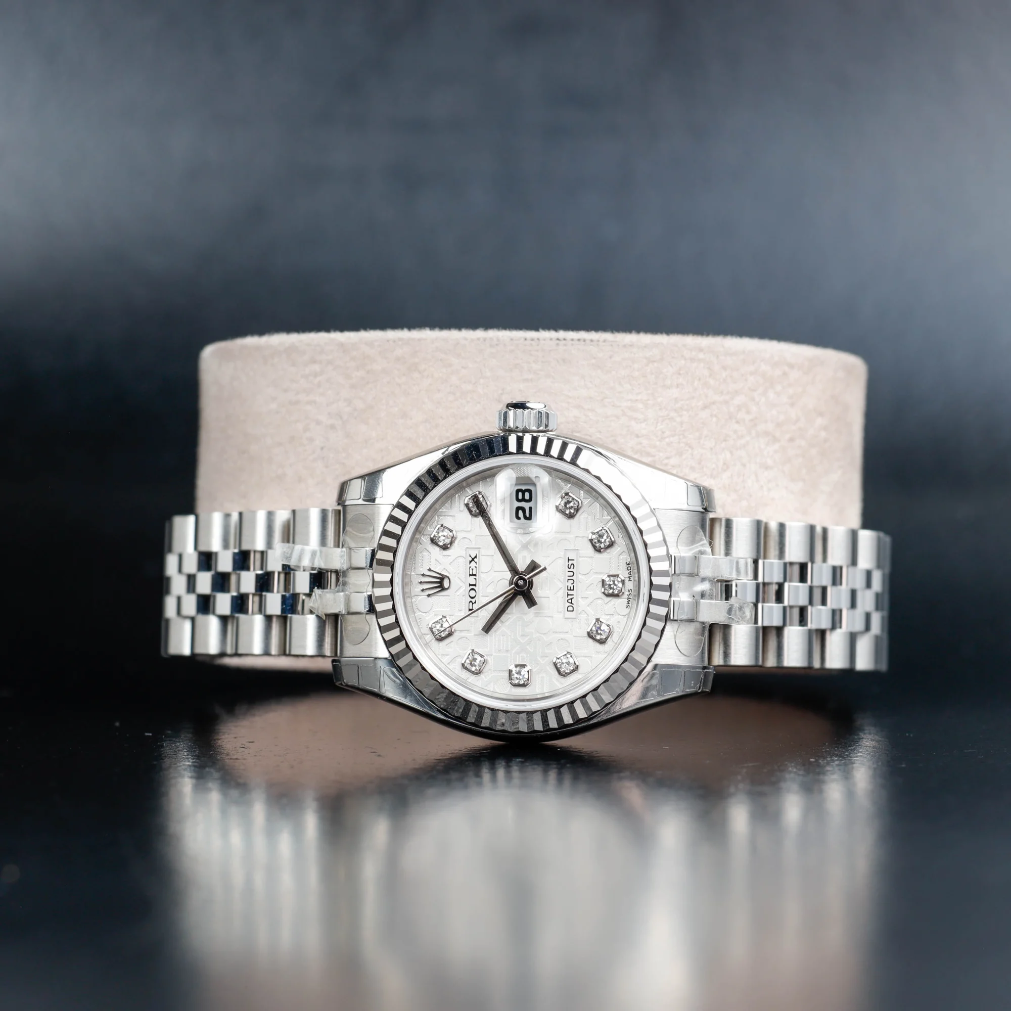 Rolex Lady-datejust 26 nos Condition steel/white gold 2