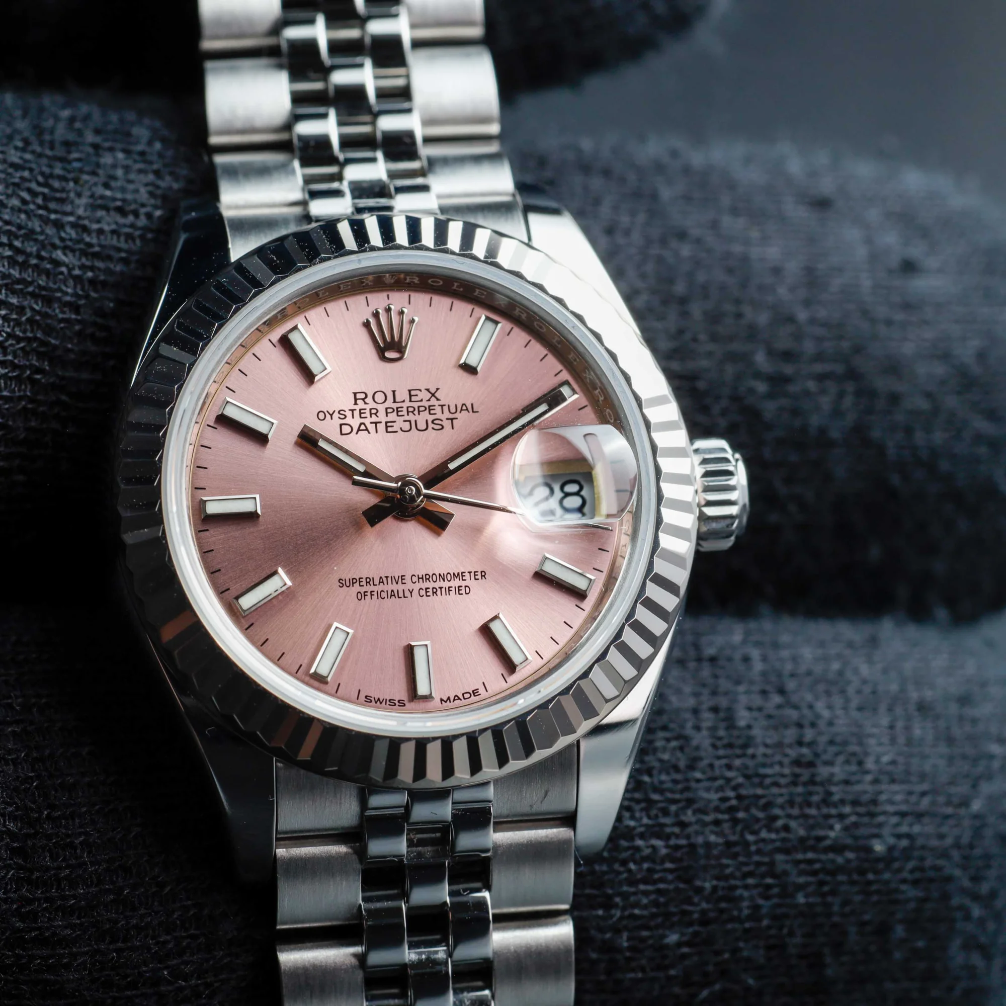 Rolex Lady-datejust 28 acciaio/oro bianco 10