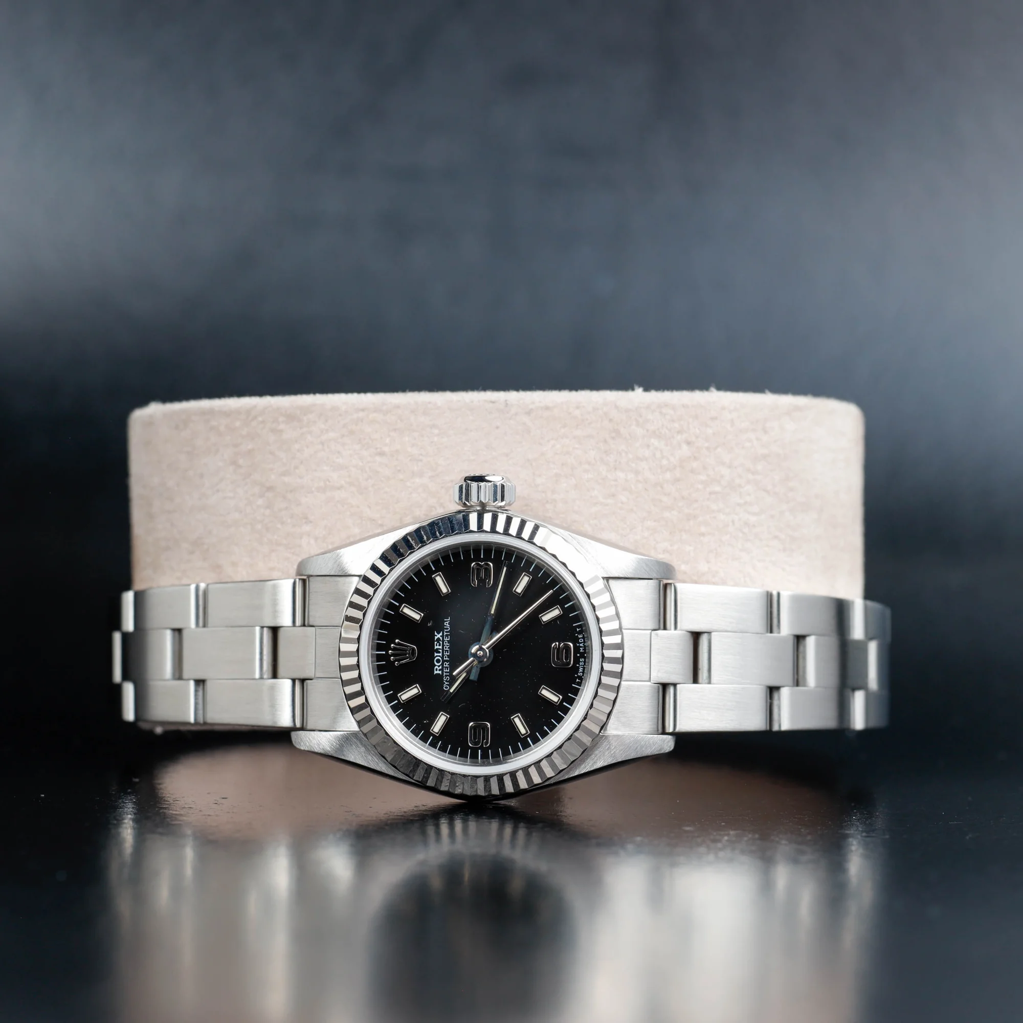 Rolex Oyster Perpetual 24 acier/or blanc 2