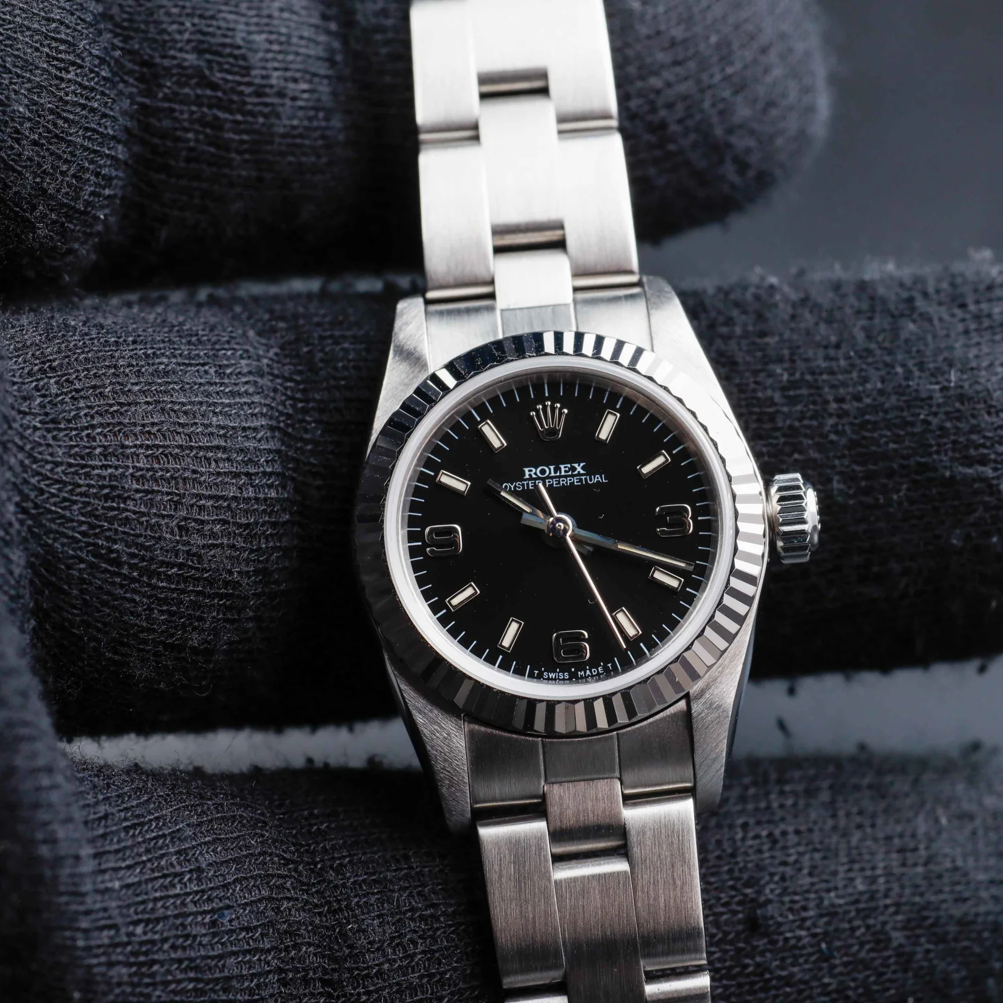 Rolex Oyster Perpetual 24 acier/or blanc 10