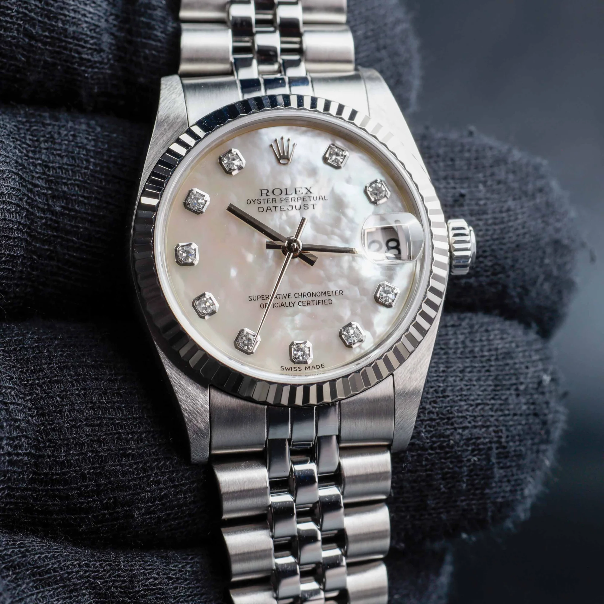 Rolex Datejust 36 acier/or blanc 10
