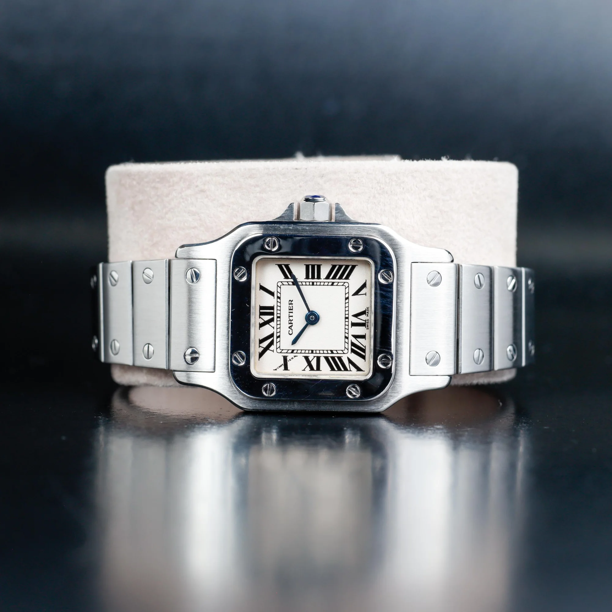 Cartier Santos GalbÉe stahl 2