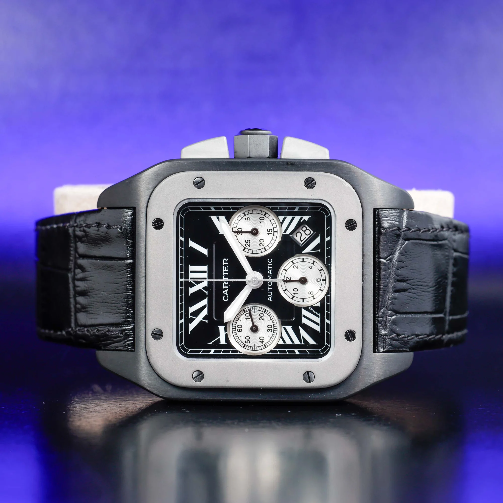 Cartier Santos 100 acier