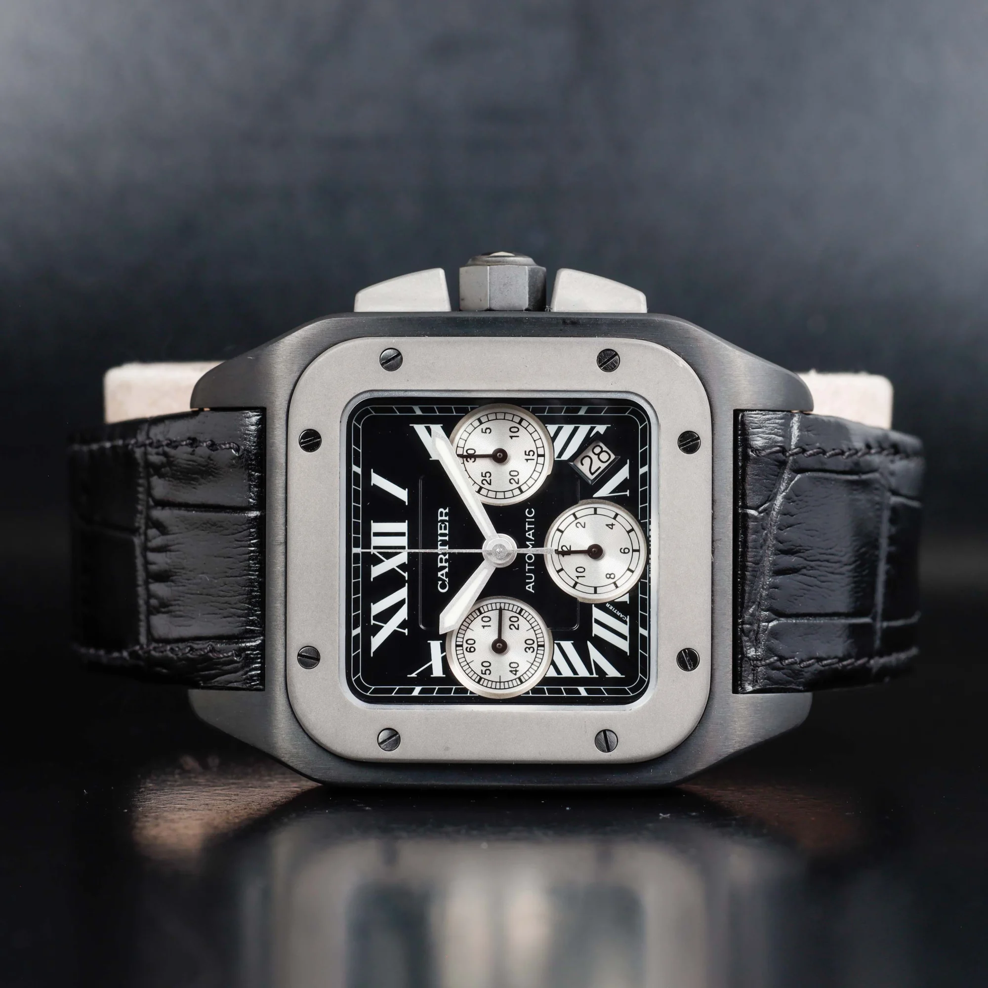 Cartier Santos 100 acier 2