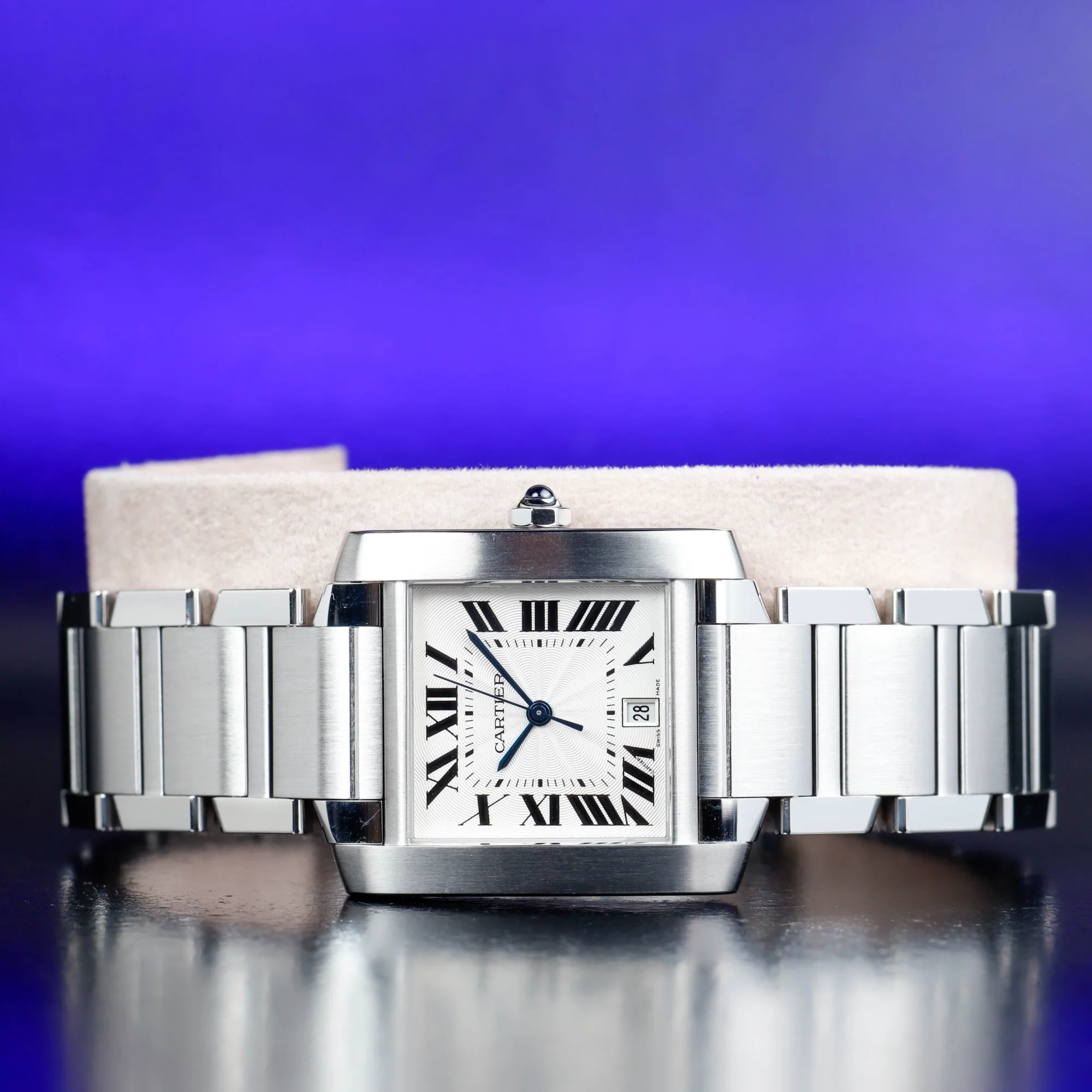 Cartier Tank FranÇaise stahl