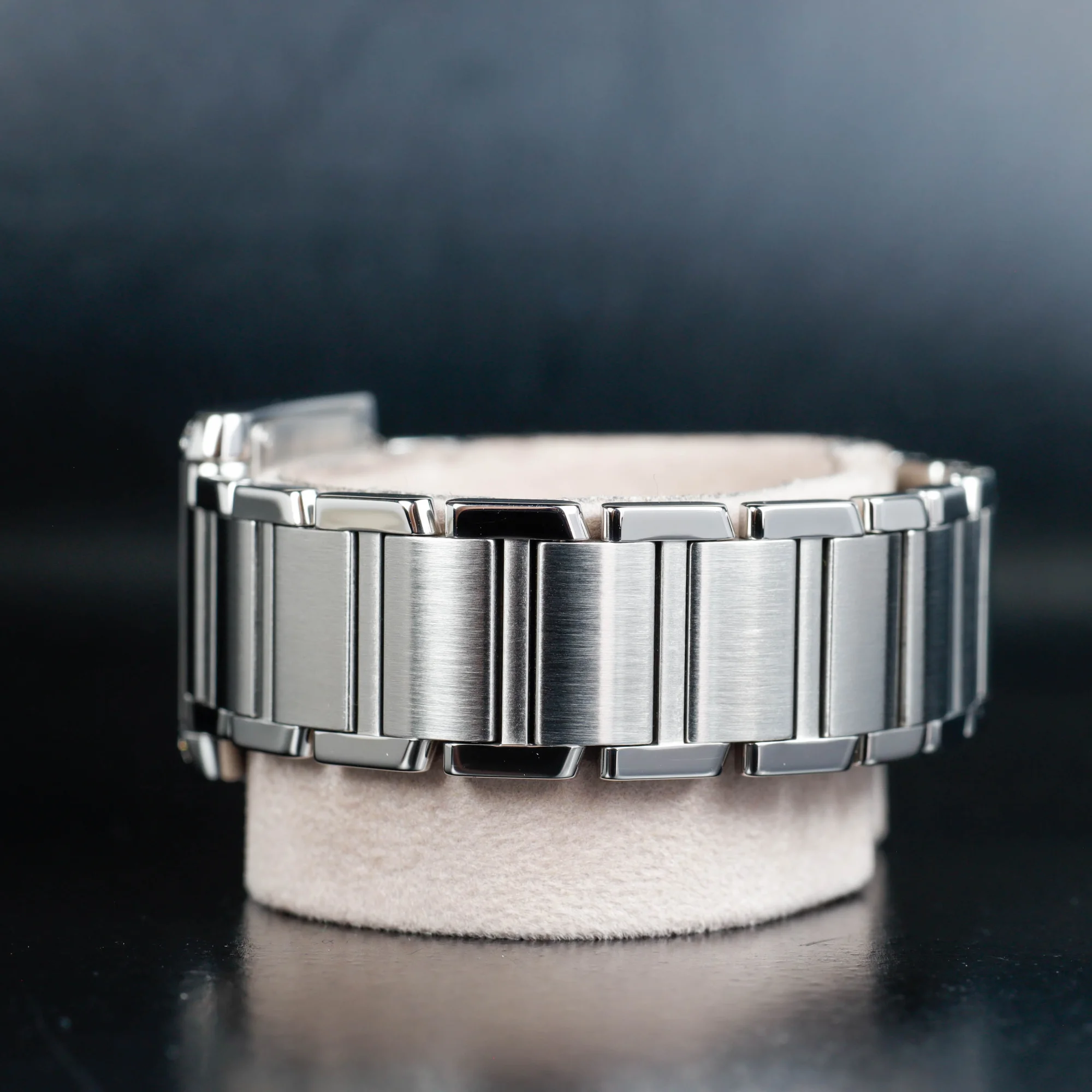Cartier Tank FranÇaise With Natural Diamonds Customization acciaio 3