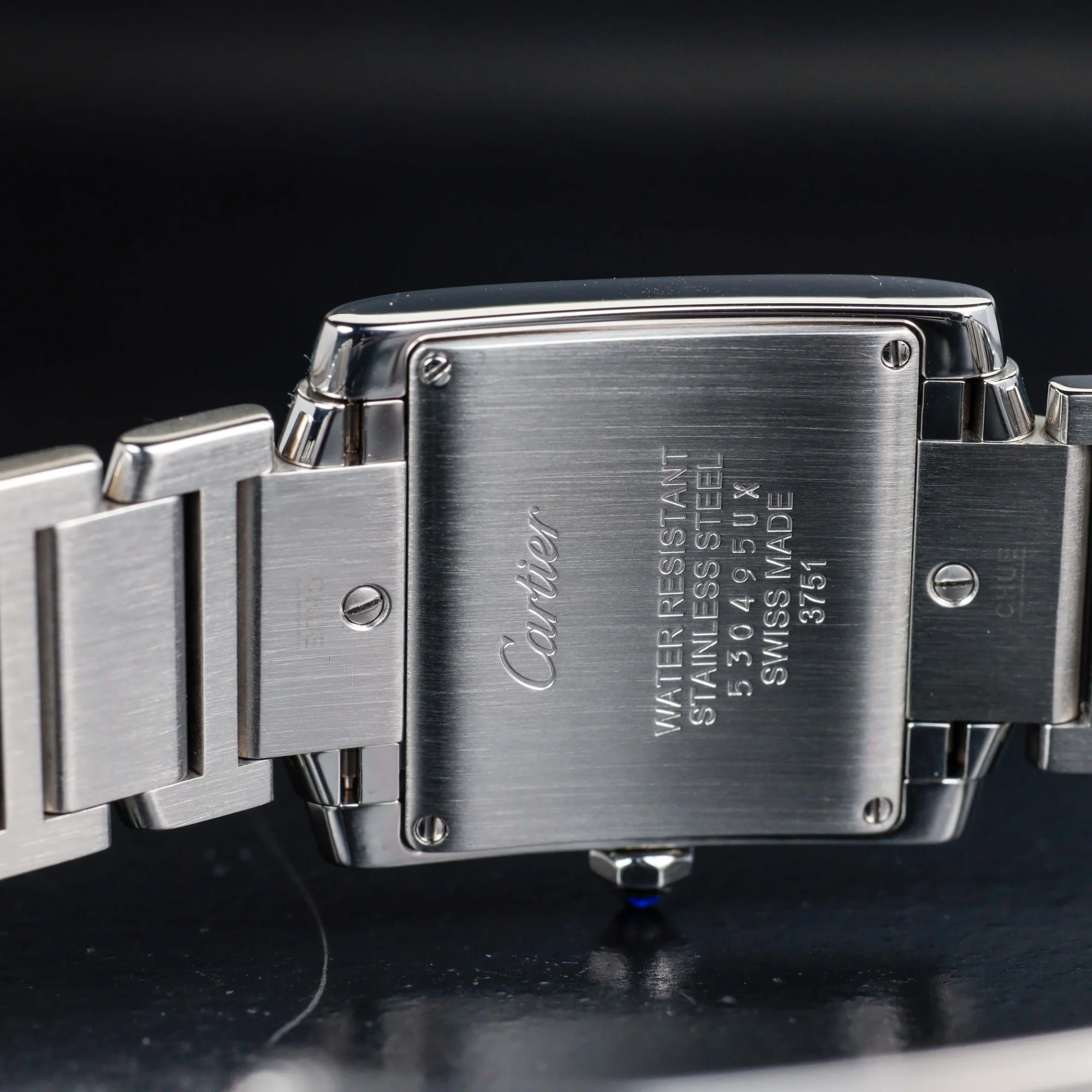 Cartier Tank FranÇaise With Natural Diamonds Customization acciaio 11