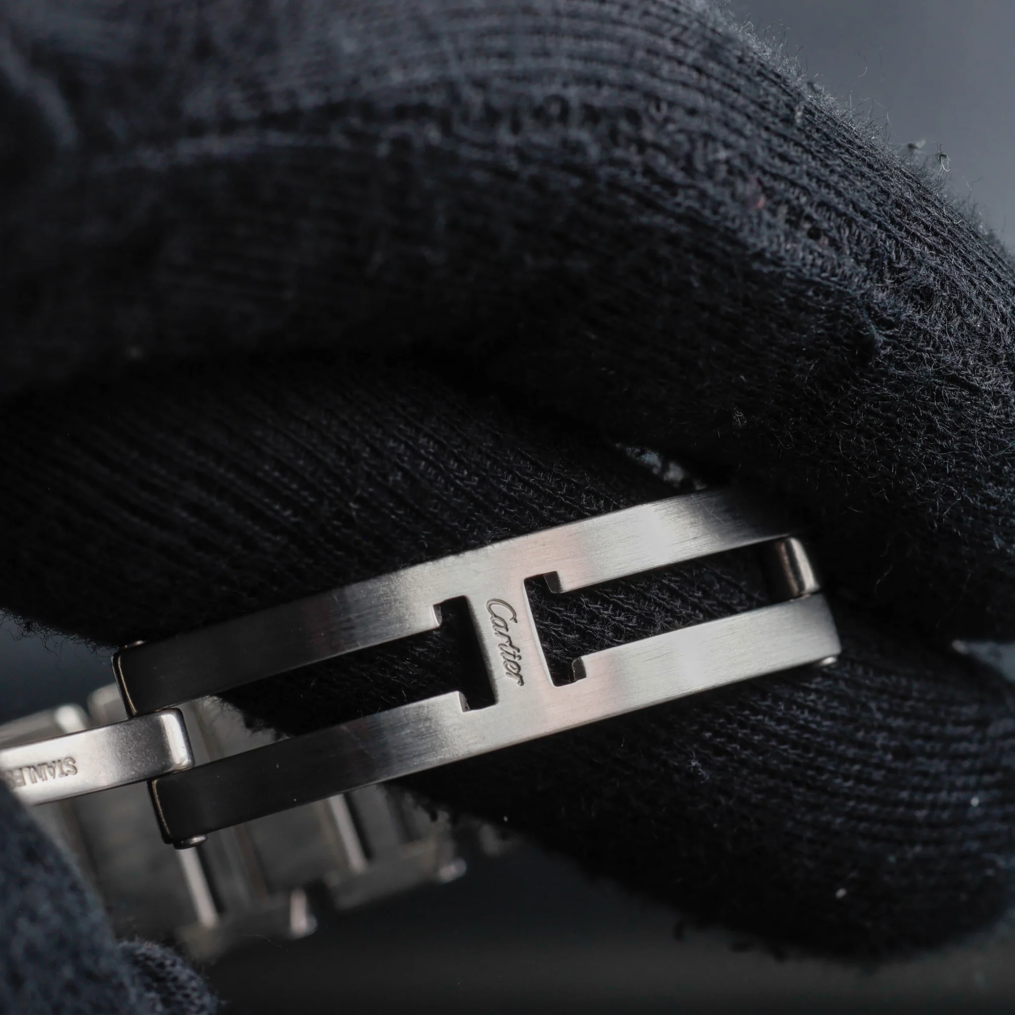 Cartier Tank FranÇaise With Natural Diamonds Customization acciaio 12