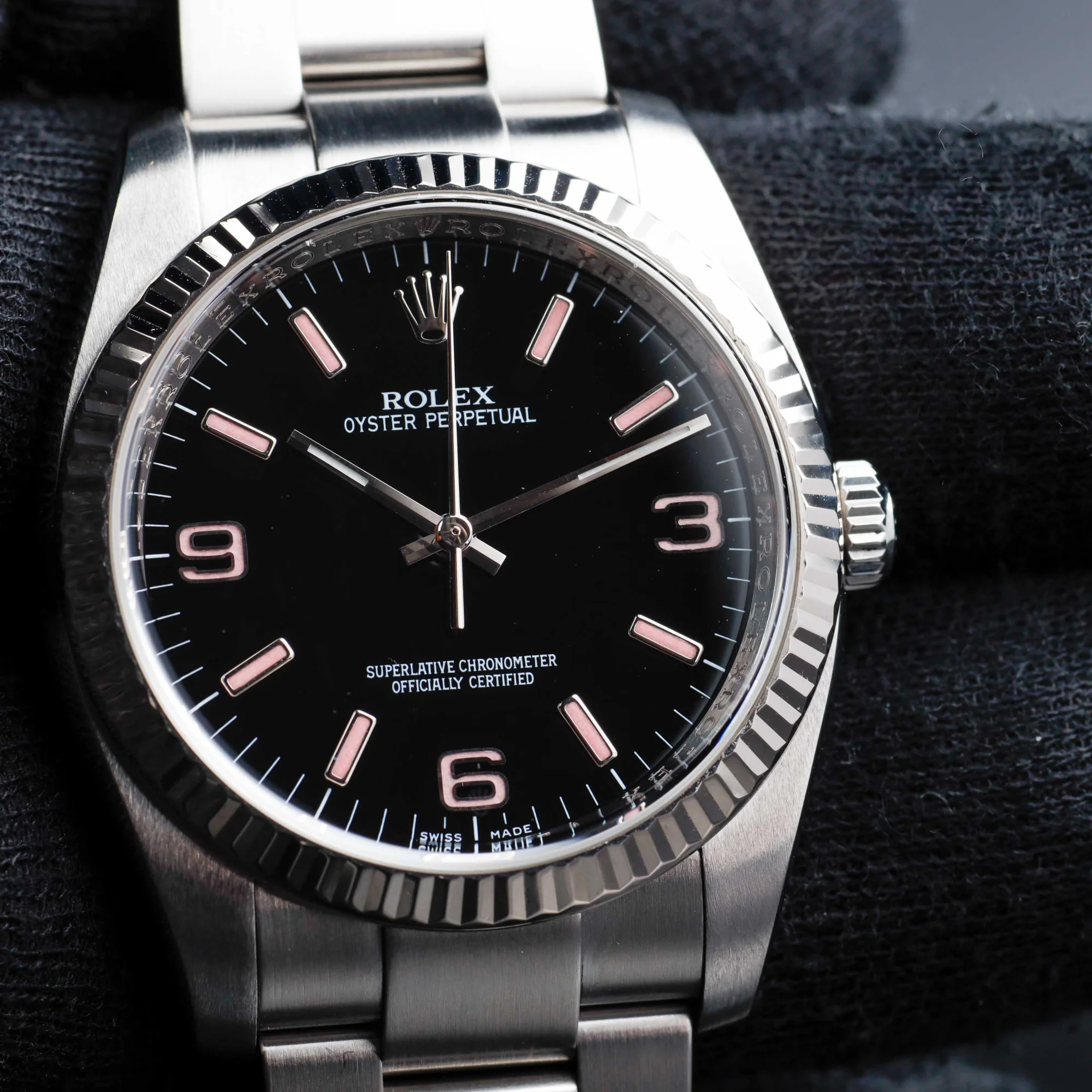 Rolex Oyster Perpetual 36 acciaio/oro bianco 10