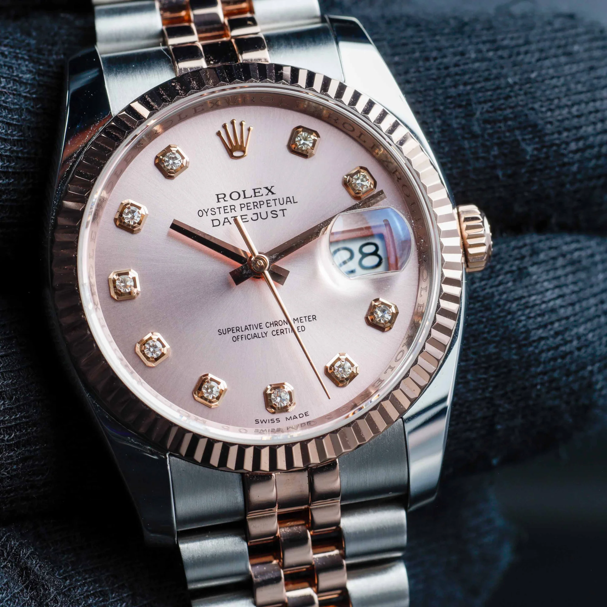 Rolex Datejust 36 acciaio/oro rosa 10