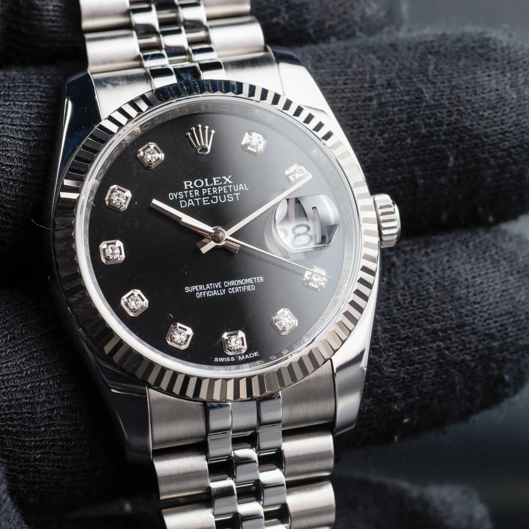 Rolex Datejuste 36 acier/or blanc 10