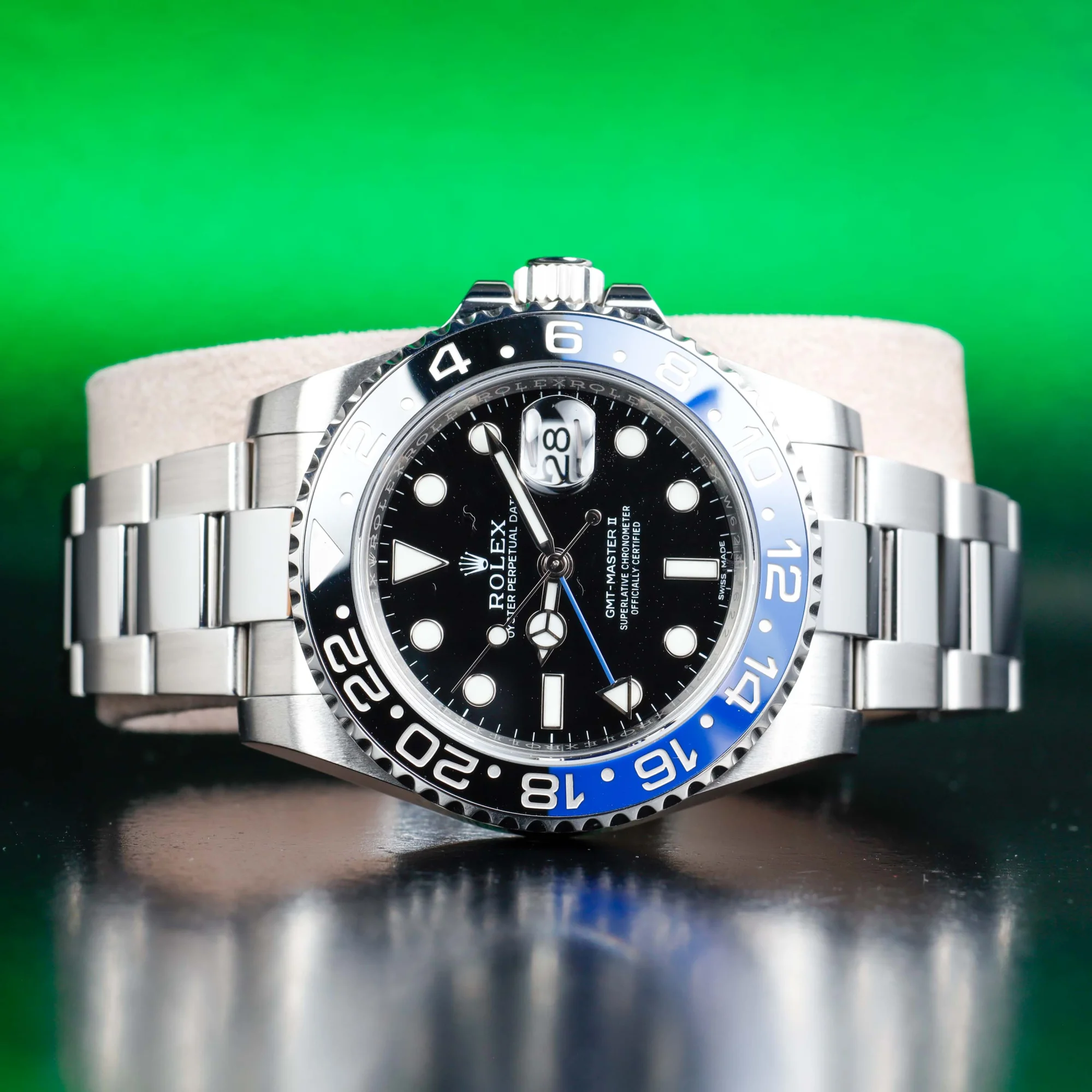 Rolex Gmt-master Ii batman acciaio