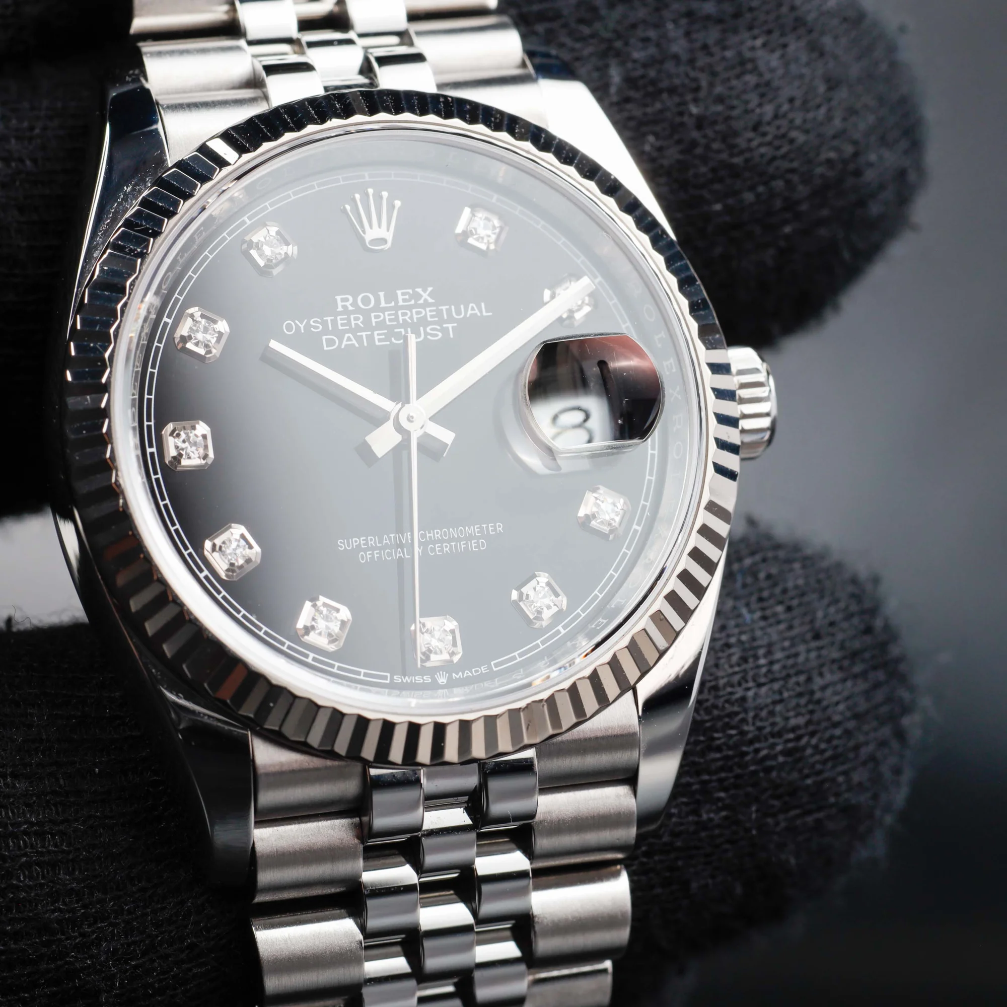 Rolex Datejust 36 stahl/weißgold 10