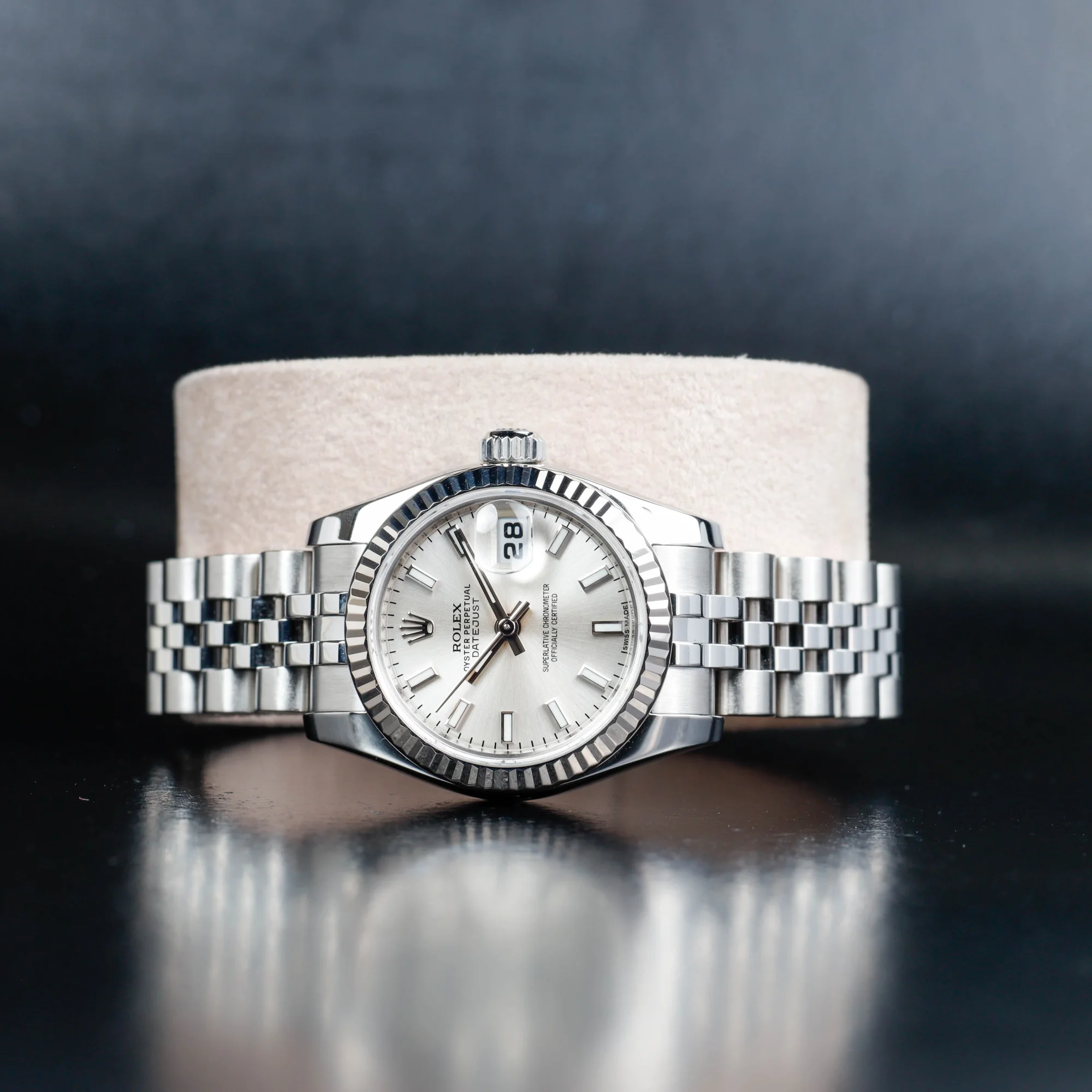 Rolex Lady-datejust 26 steel/white gold 2