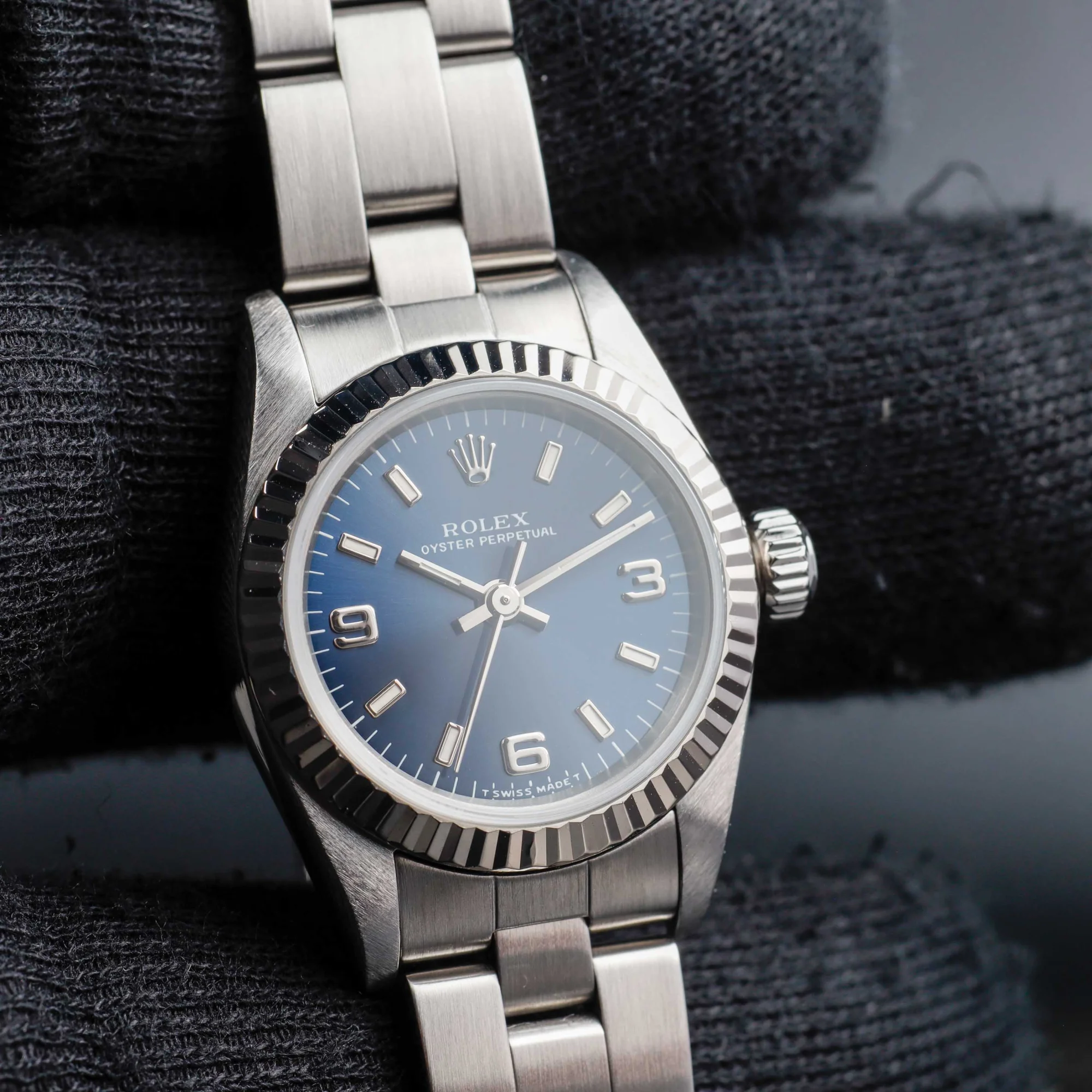 Rolex Oyster Perpetual 26 acciaio/oro bianco 10