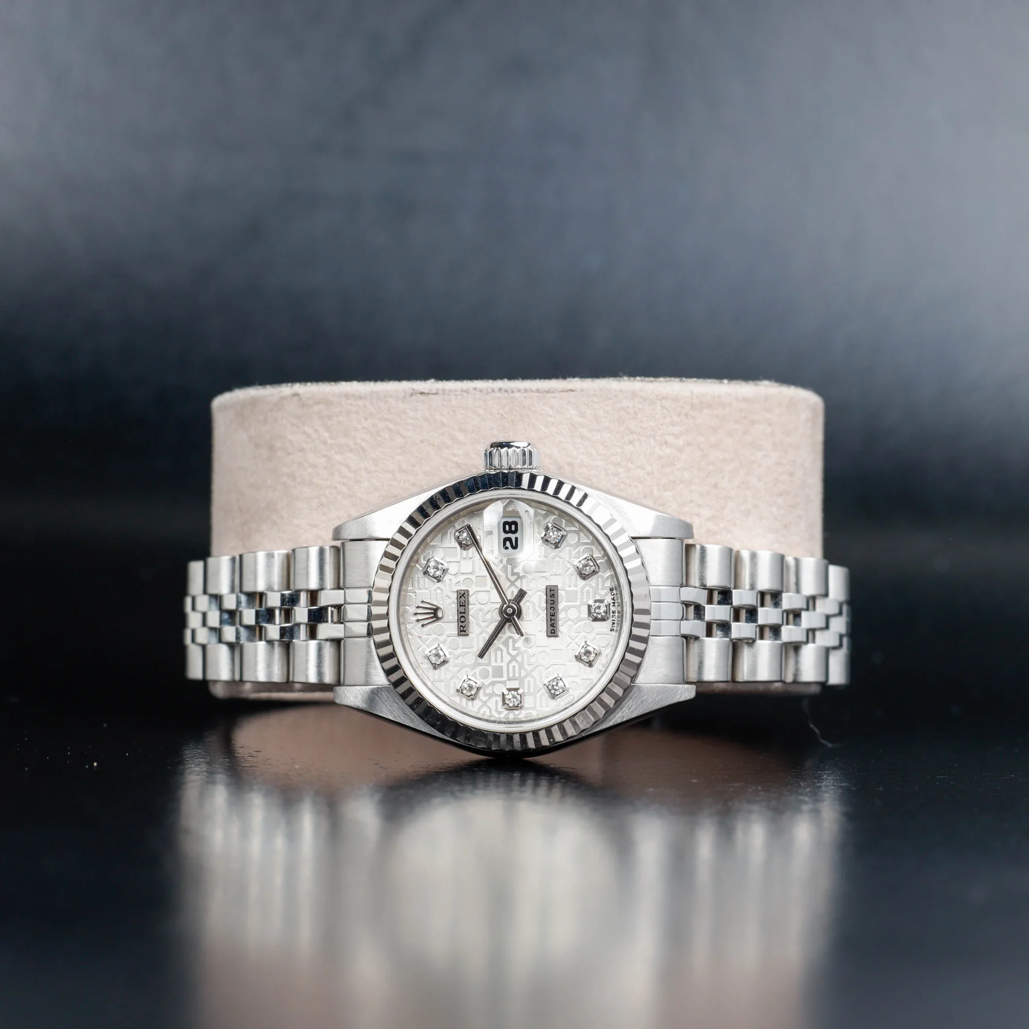 Rolex Lady-datejust 26 steel/white gold 2
