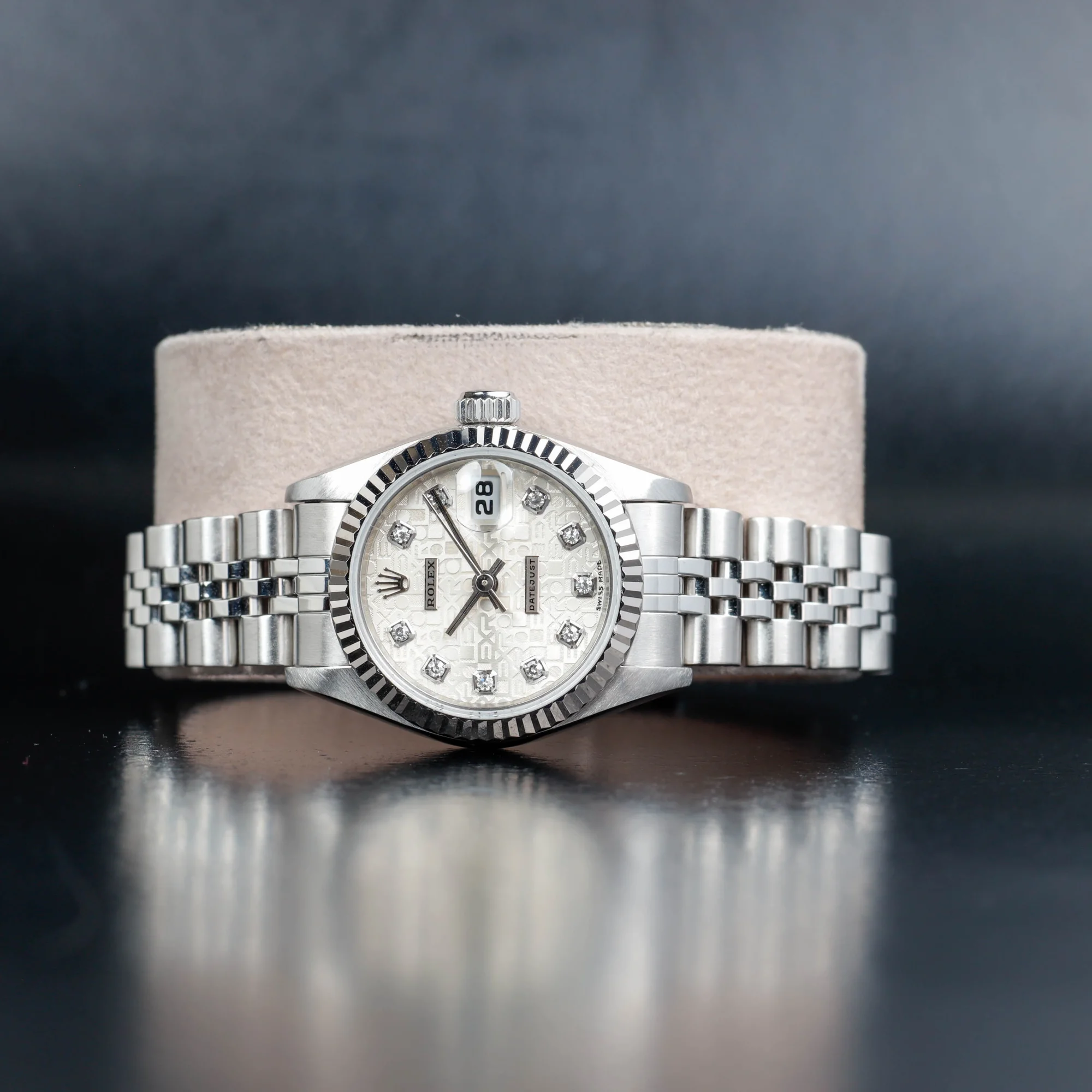 Rolex Dame-datejust 26 stahl/weißgold 2