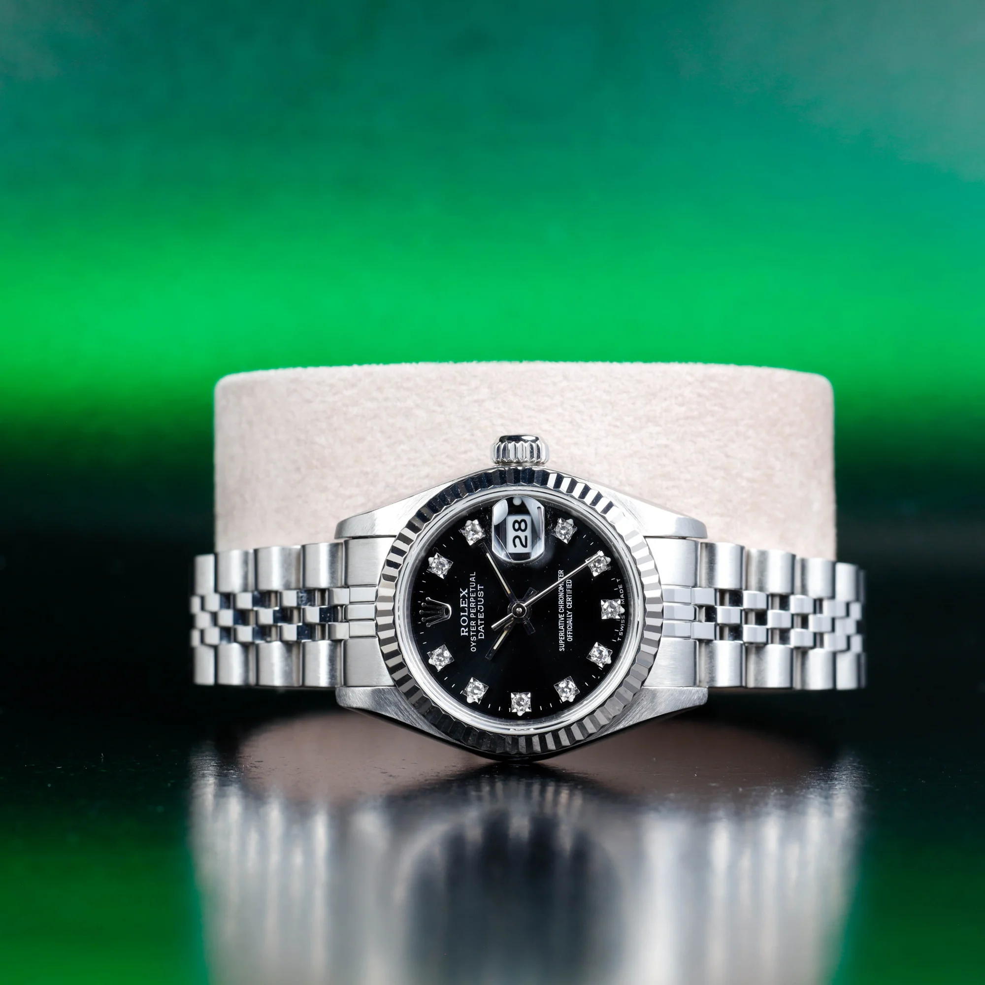 Rolex Lady-datejust 26 stahl/weißgold