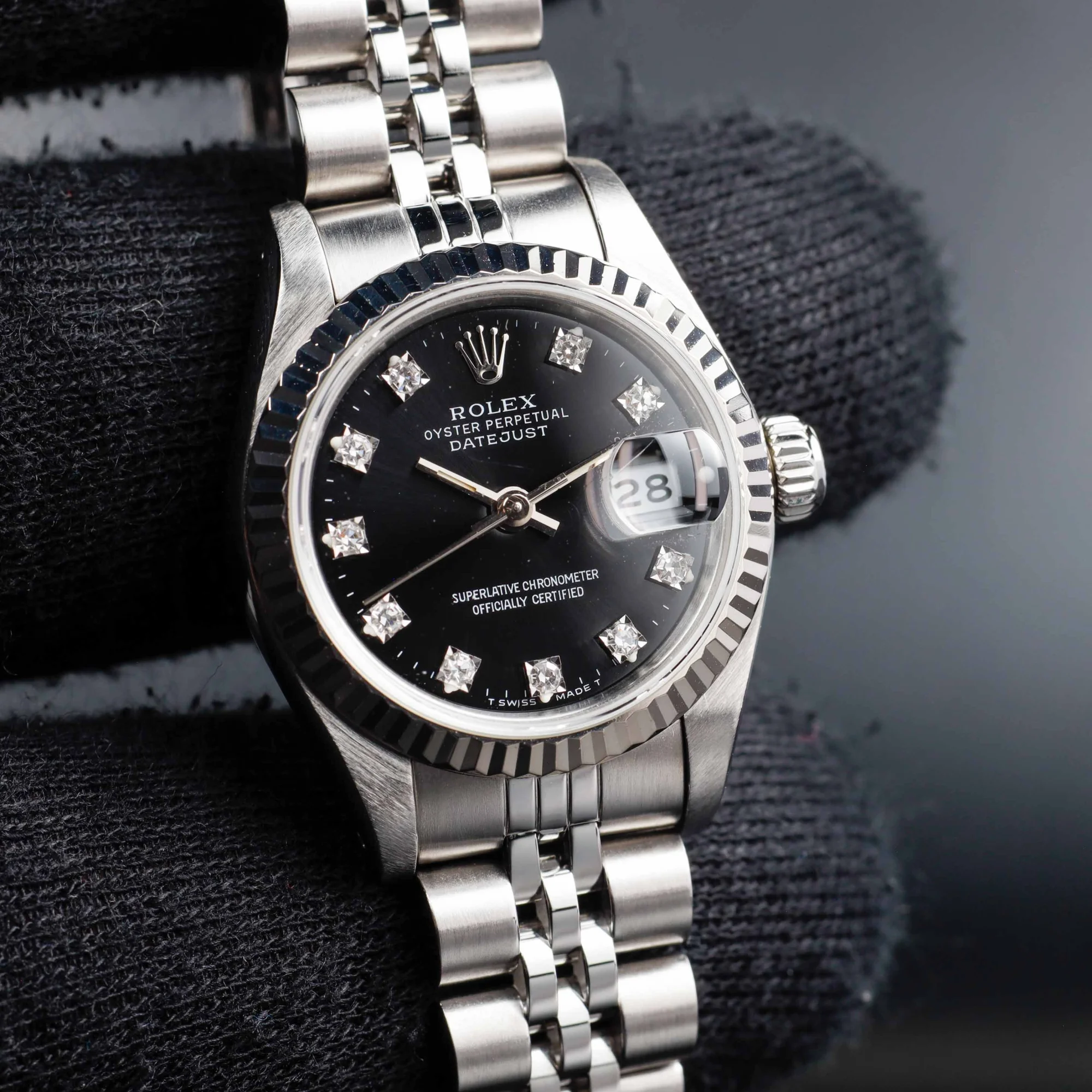 Rolex Lady-datejust 26 stahl/weißgold 10