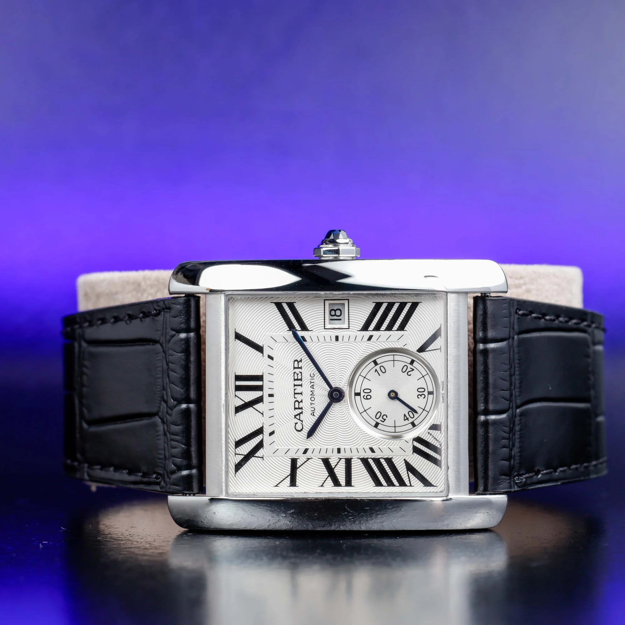 Cartier Tank Mc acciaio