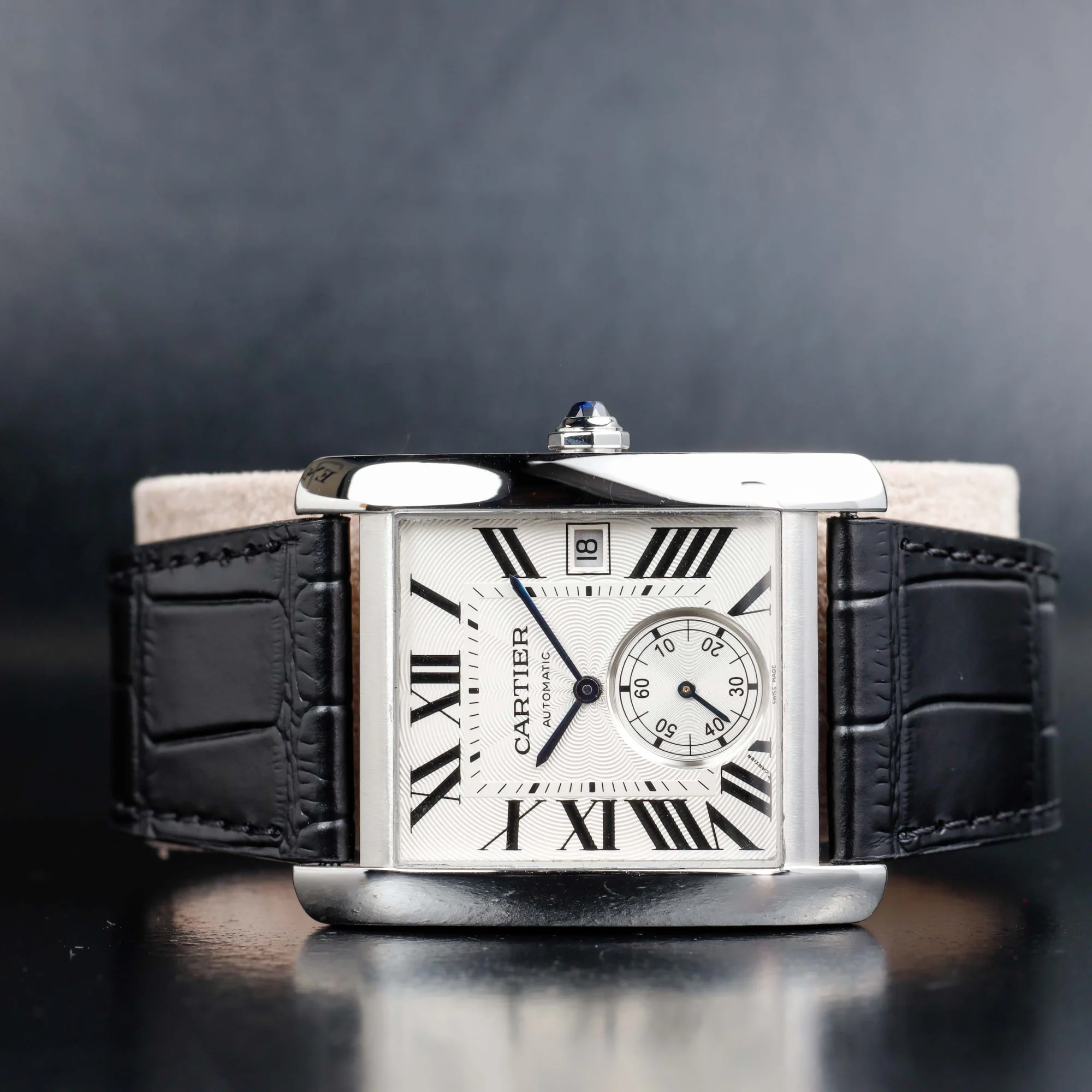 Cartier Tank Mc stahl 2