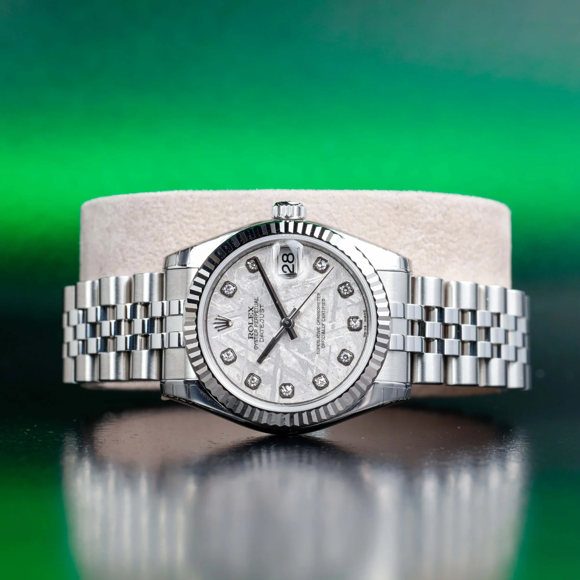Rolex Datejust 31 « Nos » acier/or blanc